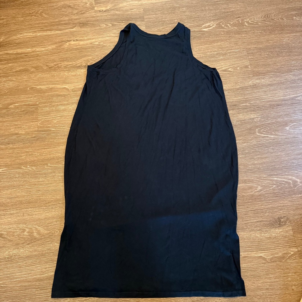 Sonoma Goods For Life Tank Maxi Dress Womens 2X Black Cotton Modal Sleeveless - Picture 3 of 8